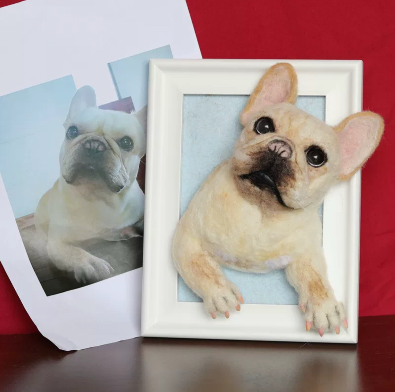 Custom Felt Pet Portrait (7 inch)