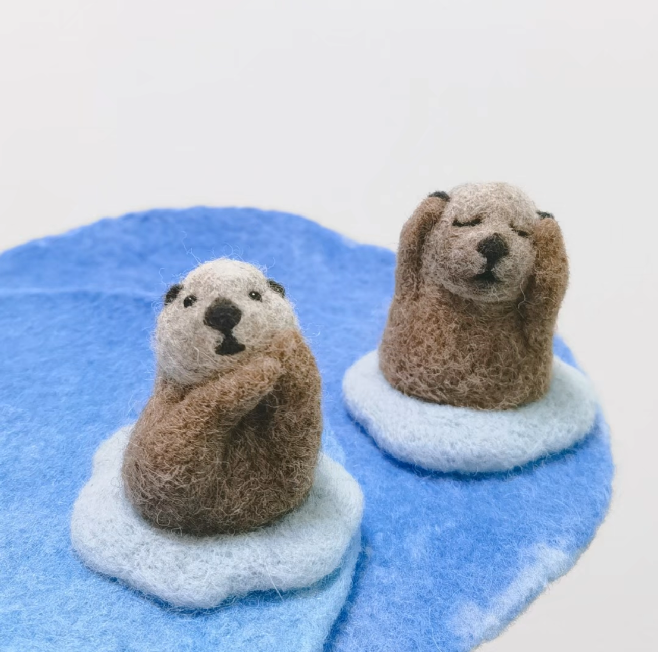 Felt Otter Cup Coaster (4pc)